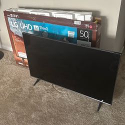 (Brand New )LG UHD AI ThinQ 50 -Inch 4K Smart Tv 