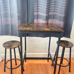 Table And 2 Chairs Set Up