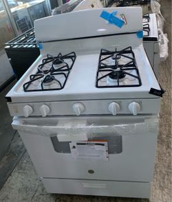 White Freestanding Gas Range Stove with Convention Oven & Air Fryer- Take it today Pay Later! Ask for Details!