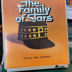 1980 Yearbook Pittsburgh Pirates The Family Of Stars Official / Pick Up Only 