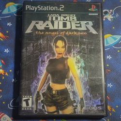 Tomb Raider The Angel Of Darkness Sony Playstation 2 PS2 Complete CIB With Poster Manual