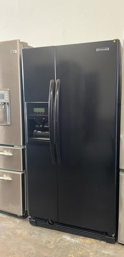 Kitchen Aid Side By Side Black Refrigerator Fridge
