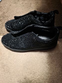 Womens Rhinestone Sneakers