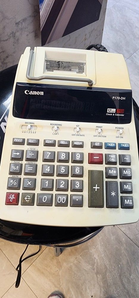Canon P170 Dh Calculator