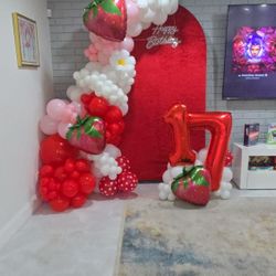 Arch Stand With Balloon Garland