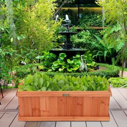 2 Wood Planter Box 11x29