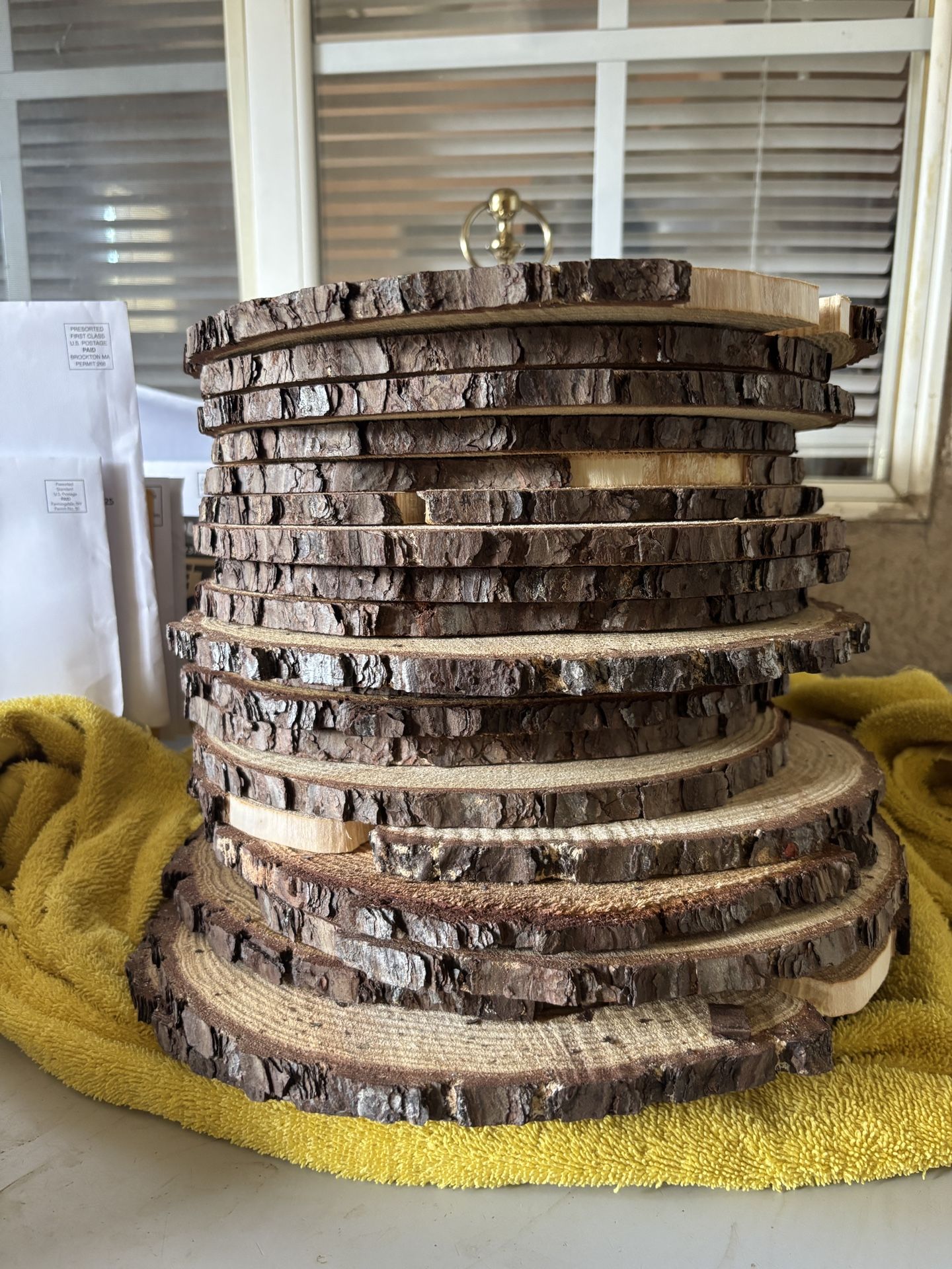 21 Wood rounds 11”-12”