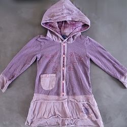 Girls 5T Purple Naartjie Hooded Dress