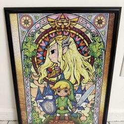 Legend Of Zelda Framed Puzzle 
