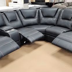 🛋️NEW!! In BOX 📦 BARGAIN 3 Breathable Recliner Sectional