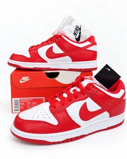 Nike Dunk Low SP "St. John's" Red & White – Men's 9.5 – BRAND NEW