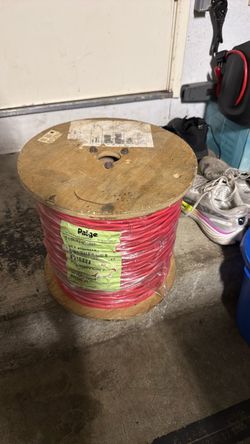 12/2 stranded FPLP(red jacket)1000 ft