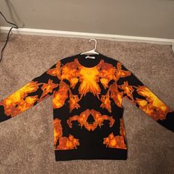 Givenchy flame print Crewneck 