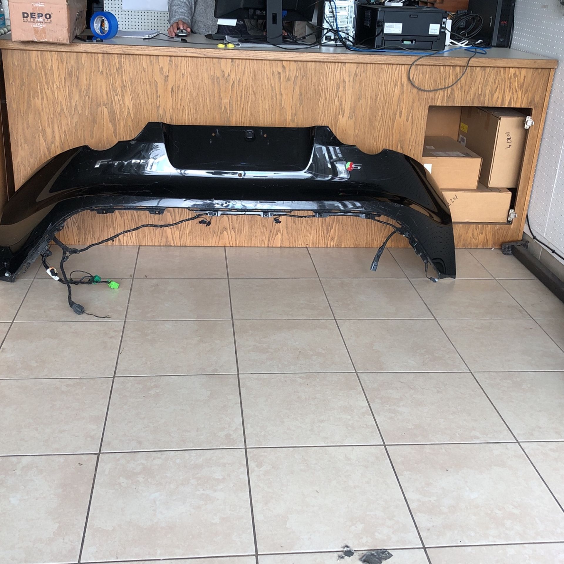 Jaguar F-Type 2014 To 2020 Rear Bumper 