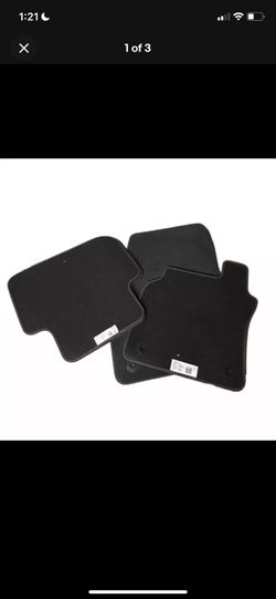 Audi Carpet Floor Mats A018727 Set of 4 (2E-P) - Genuine OE Black Vehicle