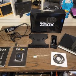 Used Zotac ID80 Mini PC - Batocera, 256GB SSD, 8GB RAM