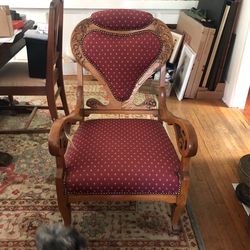 Victorian Tiger Oak Arm Chair