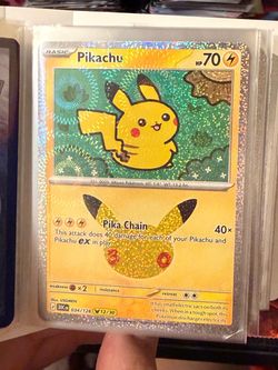 Pikachu #034 30th Anniversary