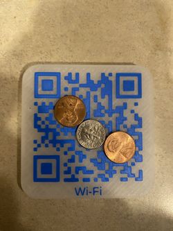 Personalized Wi-Fi QR Code Fridge Magnets