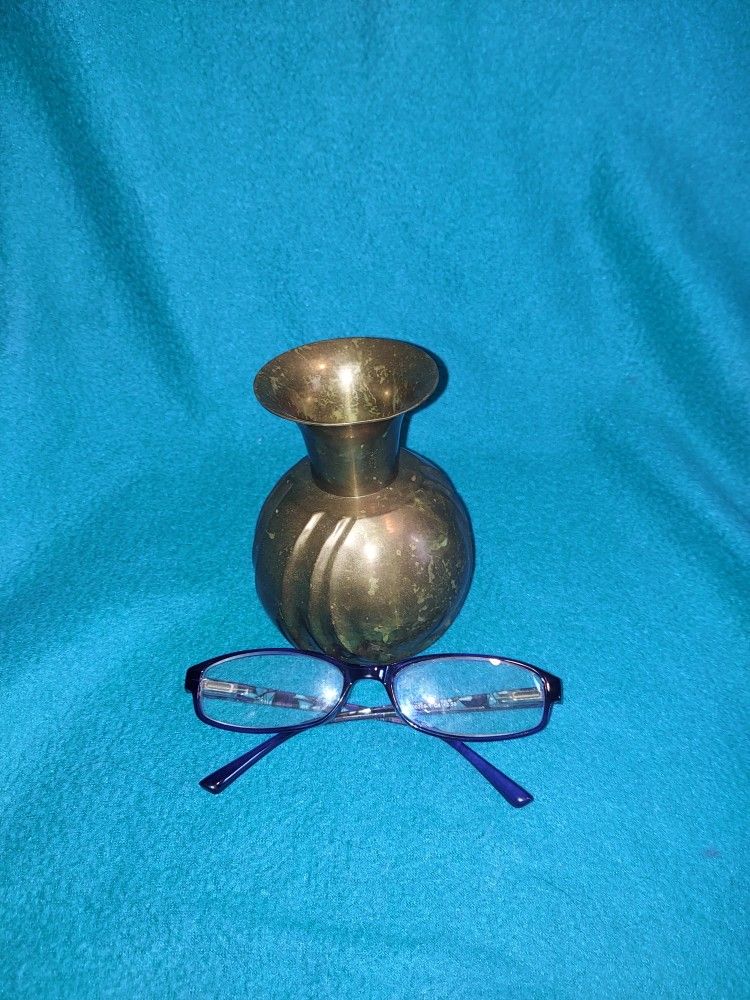 Small Brass Vase 
