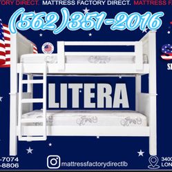Twin Bunk Bed white Litera Nueva Cama 