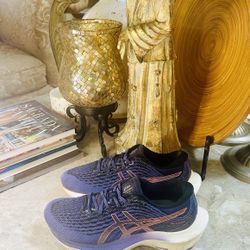 ASICS Gel Kayano Lite 3 Indigo Blue Black Running Shoes Women's Size 7