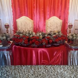 2 Round Coral Satin Tablecloth For Weddings/parties