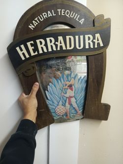 Beautiful Herradura Wood And Glass Frame