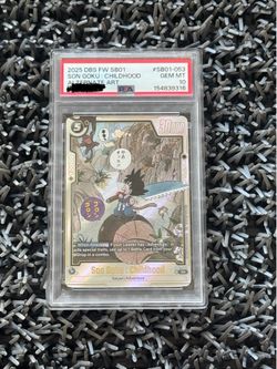 2025 ALTERNATE ART #SB01-053 SON GOKU : CHILDHOOD PSA 10