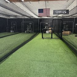 Baseball/Softball Professional Batting Cage Facility Setup and Maintenance