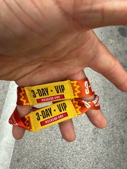 ACL weekend one 3 day VIP wristbands for sale