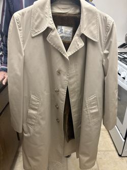 Men’s London Fog Fur Lined Trench Coat