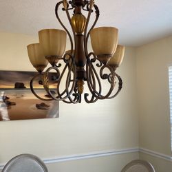 Ornate chandelier 