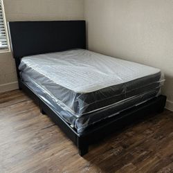 NEW FULL MATTRESS WITH BOX SPRING ♨️ Bed frame is not included 