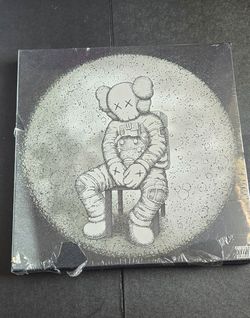 KID CUDI x KAWS Man On The Moon Trilogy Box Set Vinyl LP SEALED WITH DEFECTS