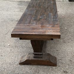 Wood Bench