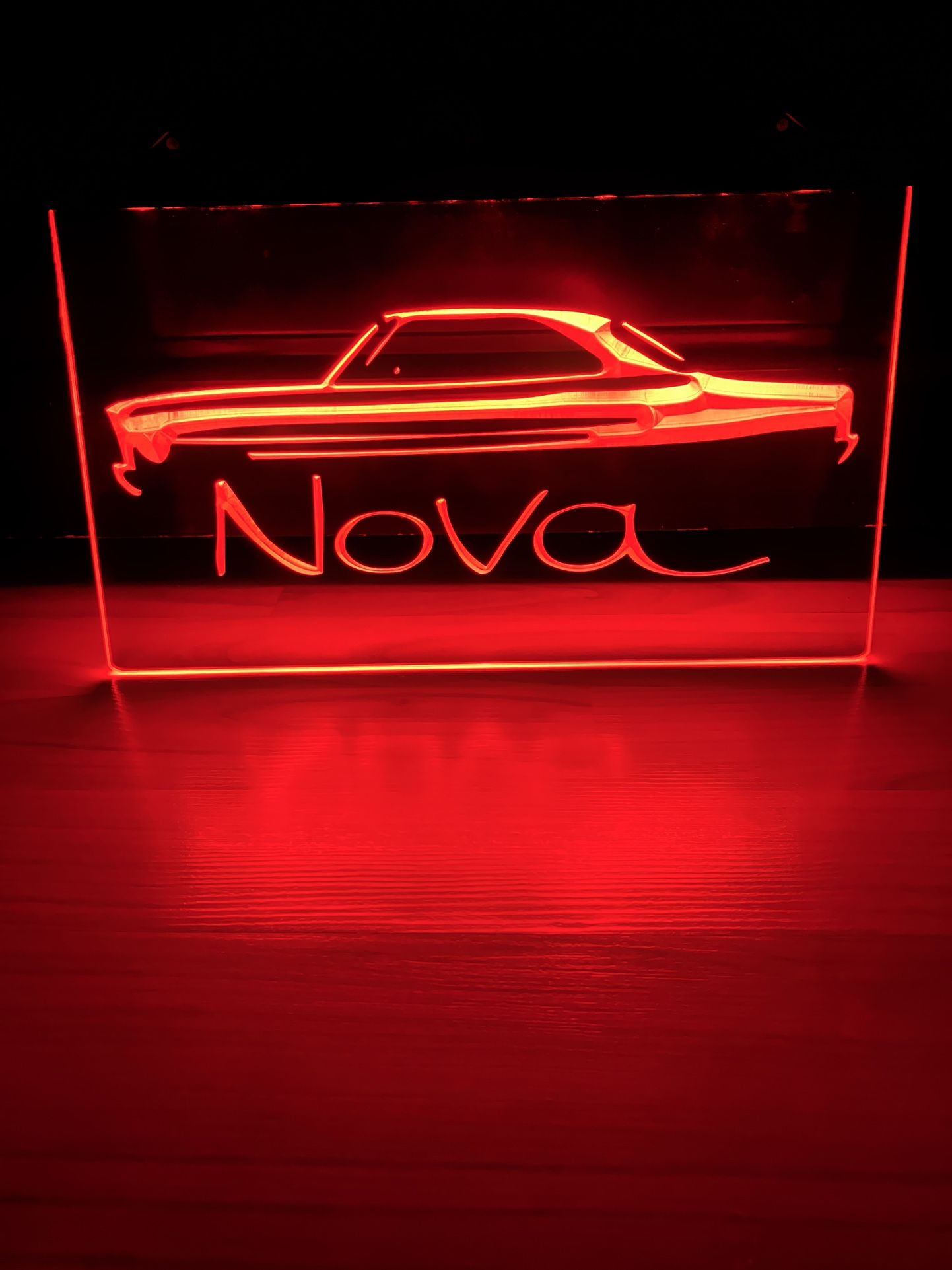 NOVA LED NEON RED LIGHT SIGN 8x12