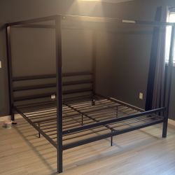 DHP King Metal Canopy Bed