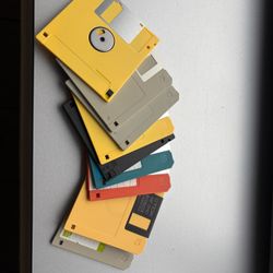 Old floppy discs