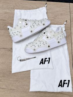 Nike x Swarovski Air Force 1 LXX Retroreflective Crystals, Women’s 8.5
