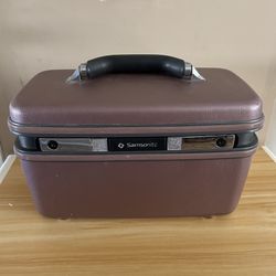 Samsonite Silhouette 4 Cosmetic Train Case Hard Luggage Unlocked Vintage