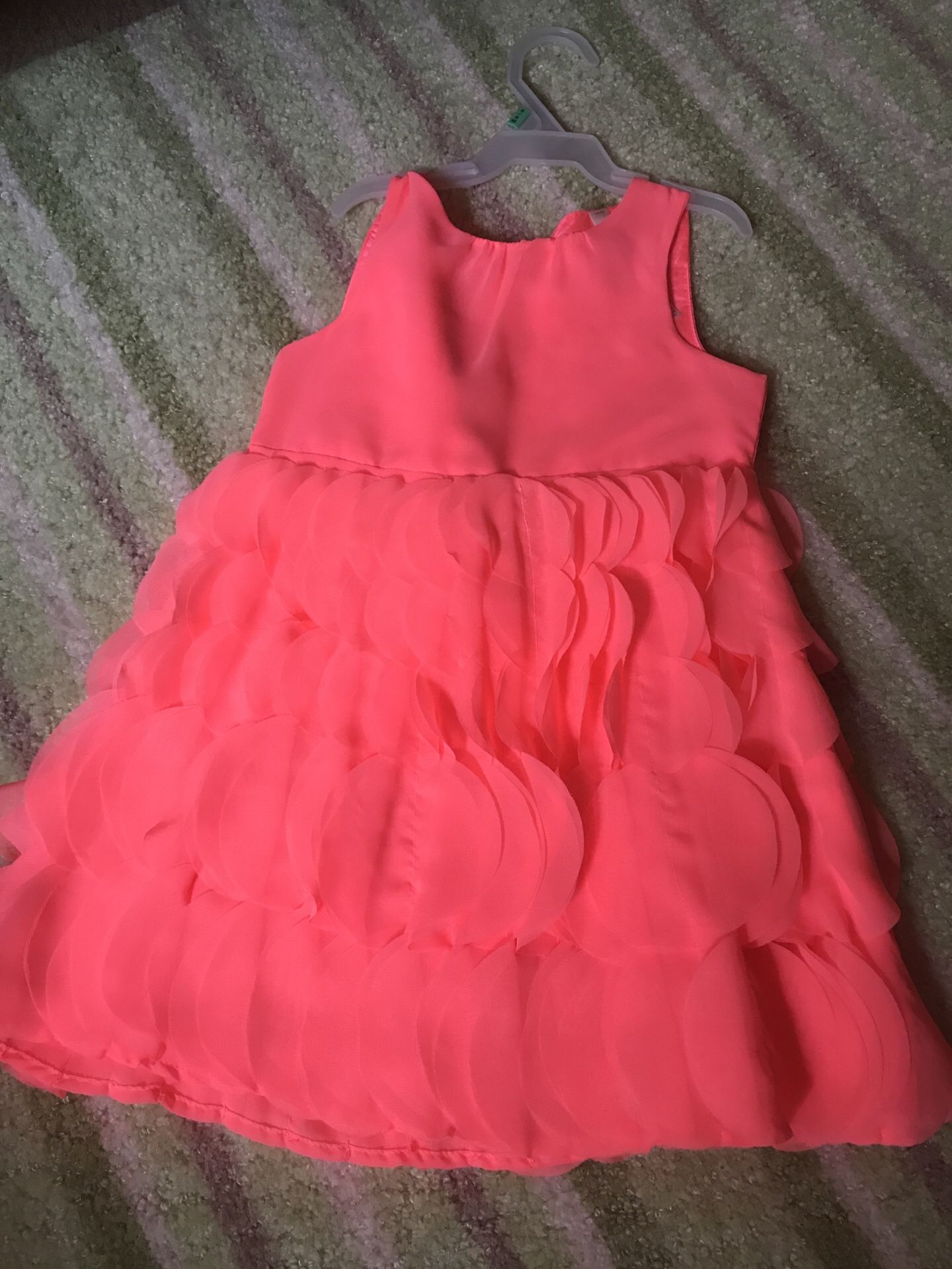 Pink/orange dress 4T