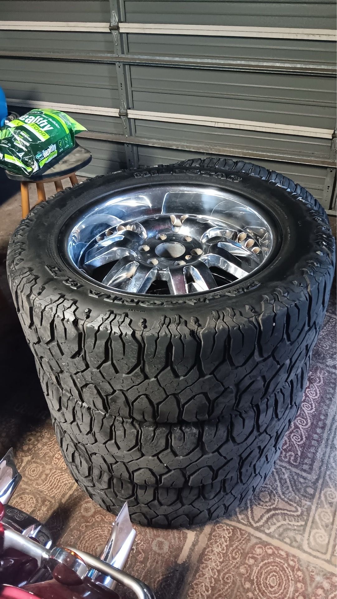Truck wheels and tires
