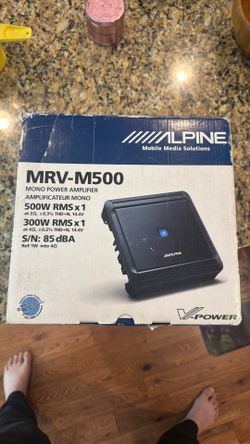 Alpine MRV-M500 mono amplifier
