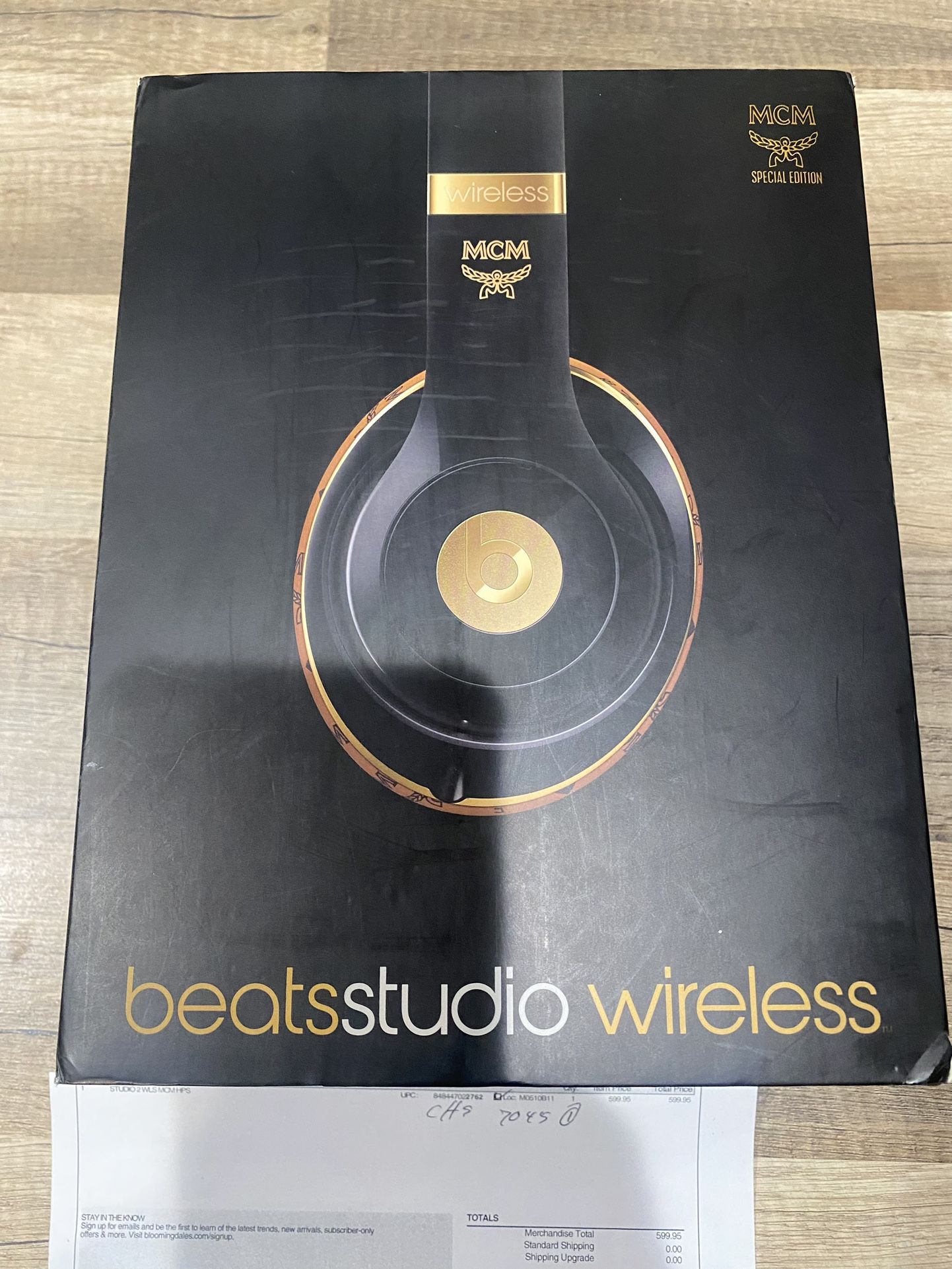 Beats X MCM Studio Wireless Special Edition Limited Headphones