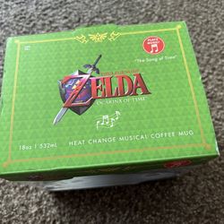 The Legend Of Zelda Ocarina Of Time Musical Mug  