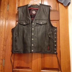 Pre-owned Men's MILWAUKEE Leather Vest