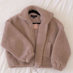 Miss Lola Pink Teddy Bear Coat