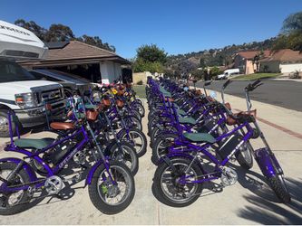 Burning Man electric off-road bike, 20-inch wheels, 1000W motor.