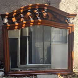 Solid Wood Mirror Very Heavy